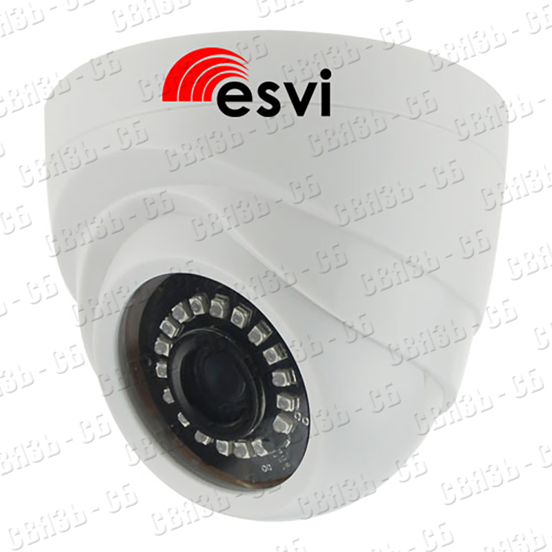 EVC-IP-D5.0-CG-P/M (XM) купольная IP видеокамера, 5.0Мп, f=2.8мм, POE, микрофон