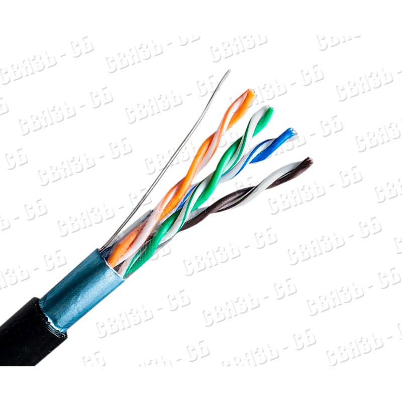 Кабель UTP  4PR  24AWG  4х2х0,5 CAT5e  305м Cu Outdoor (PE)  Skynet Premium