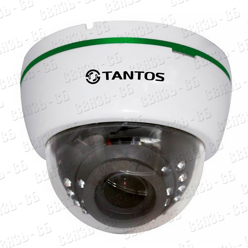 Tantos TSi-De25VPA - Внутренняя купольная IP-видеокамера, 2Мп, ИК до 30м, PoE