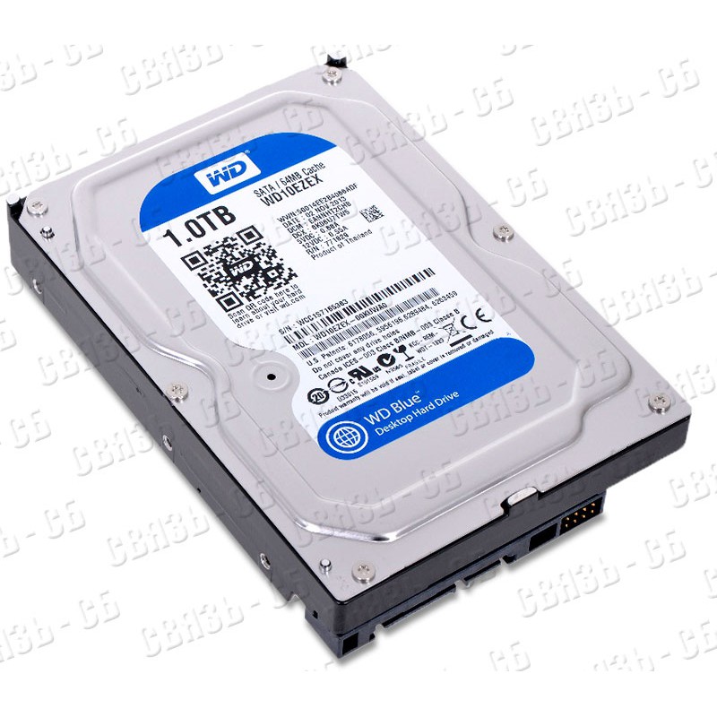 Жесткий диск WD Original SATA-III 1Tb WD10EZRZ Blue (5400rpm) 64Mb 3.5"