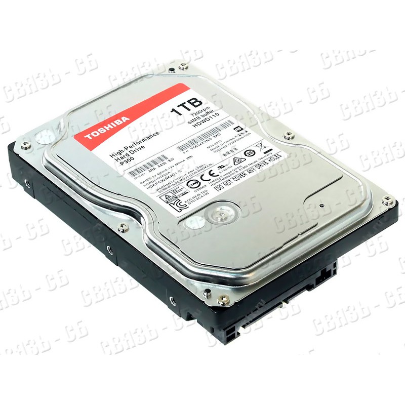 Жесткий диск Toshiba SATA-III 1Tb HDWD110UZSVA P300 (7200rpm) 64Mb 3.5" 