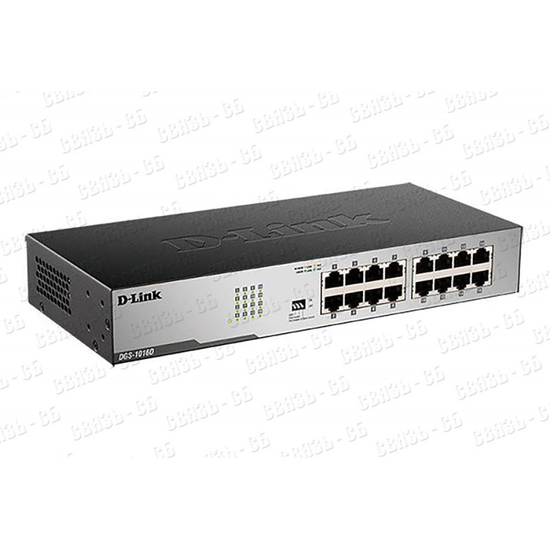 Коммутатор D-Link DGS-1016D/I1A 16G неуправляемый