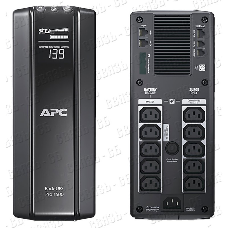 Источник бесперебойного питания APC Back-UPS Pro BR1500GI 865Вт 1500ВА черный 