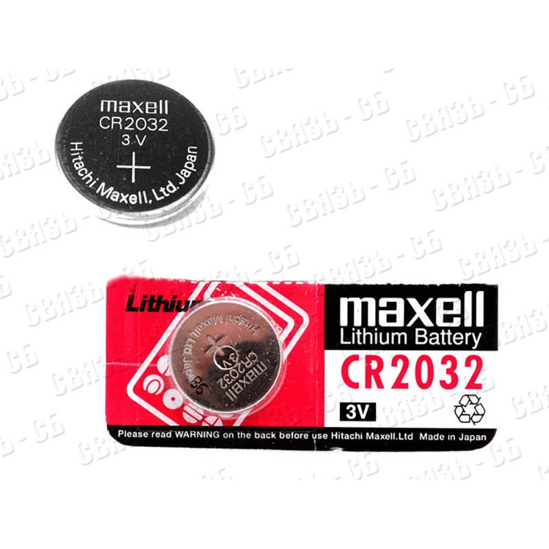 CR2032 Maxell, Элемент питания литиевый,3В