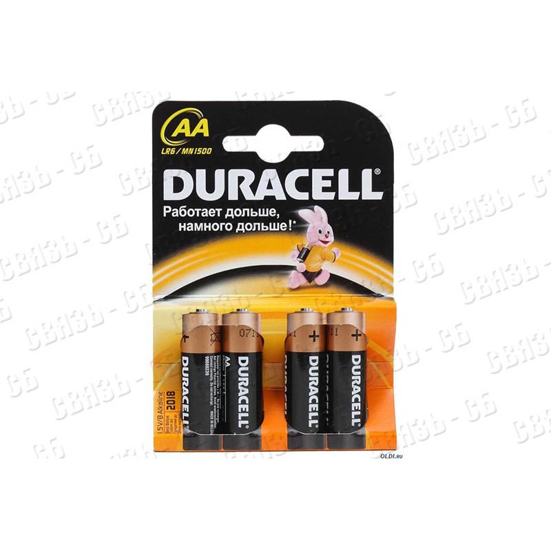 Батарейки Duracell LR6-4BL Professional (4шт.)