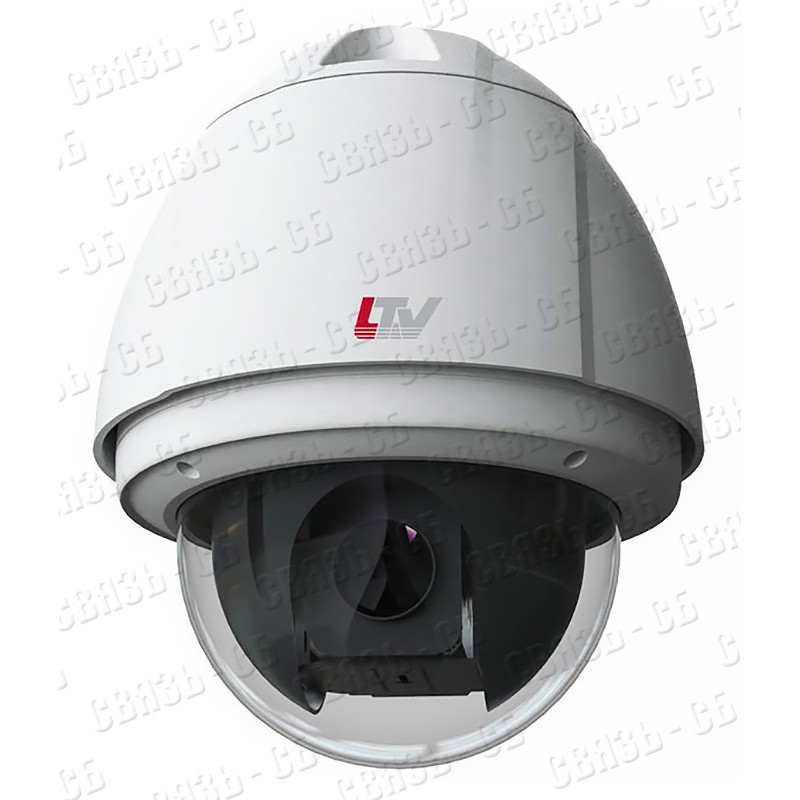 LTV CNE-230 24 IP PTZ видеокамера, 3мп, 30х кратный зум, WDR 120dB, f=4.5-135mm. CVBS output, SD car