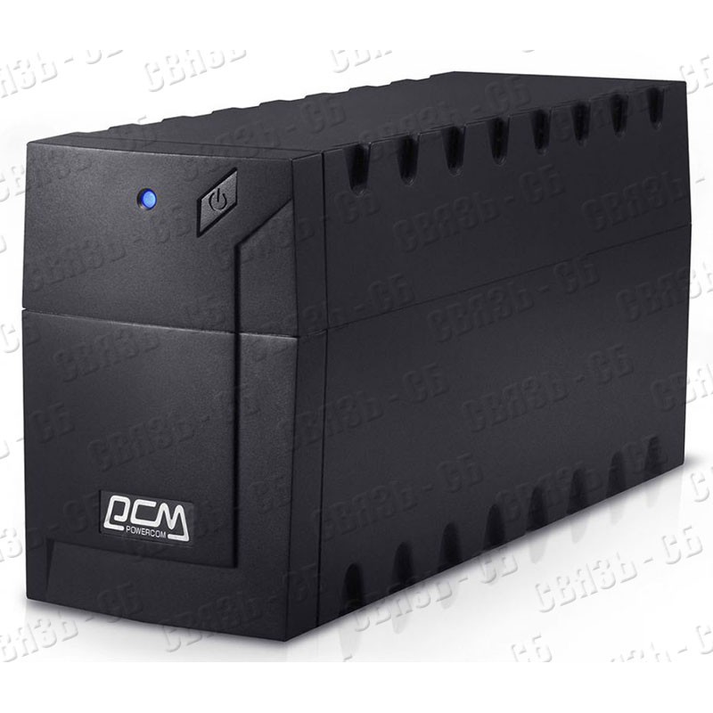 UPS PowerCom RPT-600A (PCM-RPT-600A) 600 ВА/ 360 Вт, AVR, 3 розетки IEC320 C13 с резервным питанием 