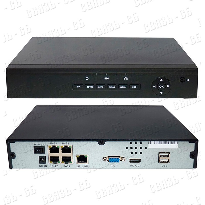 SKY N5004-POE - IP регистратор 4-х канальный