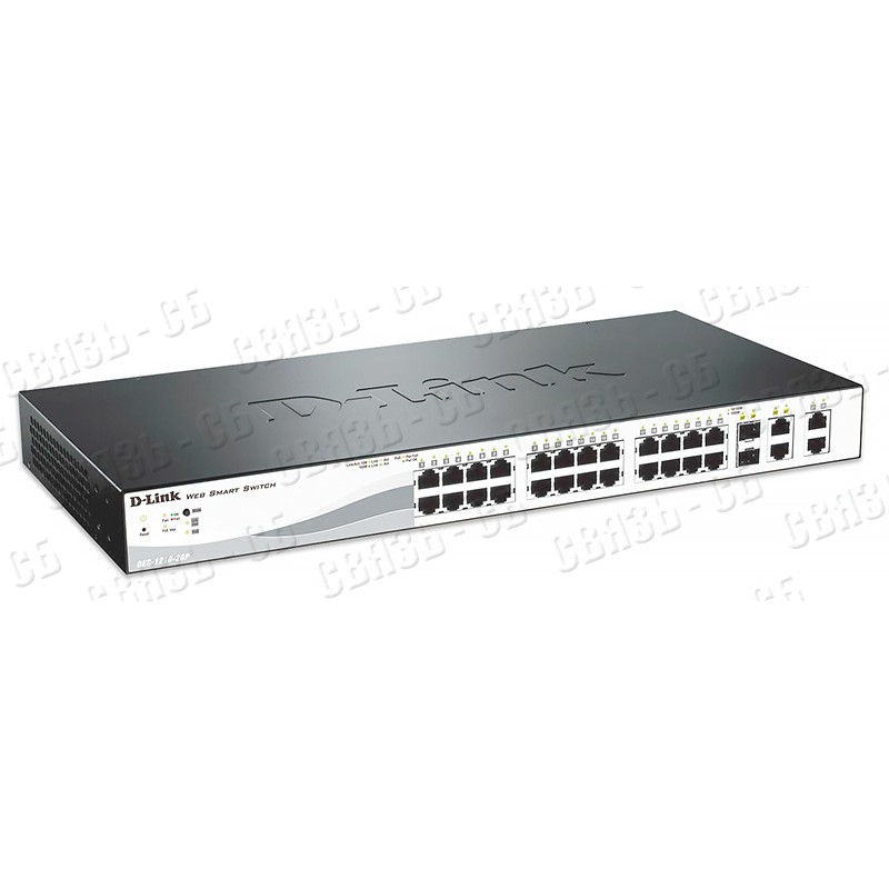 Коммутатор D-Link DGS-1210-28P/F1A управляемый 19U 24x10/100/1000BASE-T