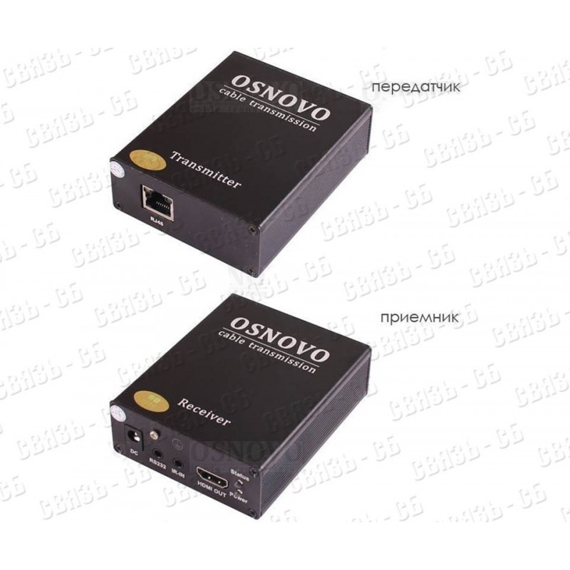 OSNOVO TLN-Hi/1+RLN-Hi/1 - Комплект для передачи HDMI по сети Ethernet