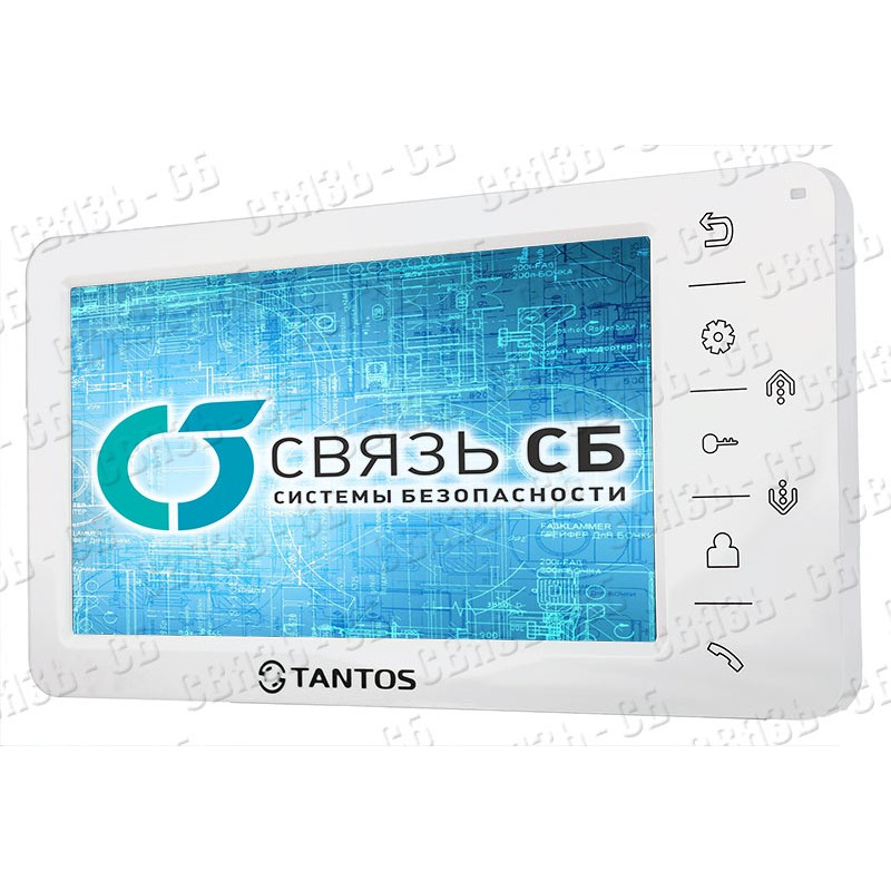 Tantos Amelie (White) HD - Монитор видеодомофона TFT 7"