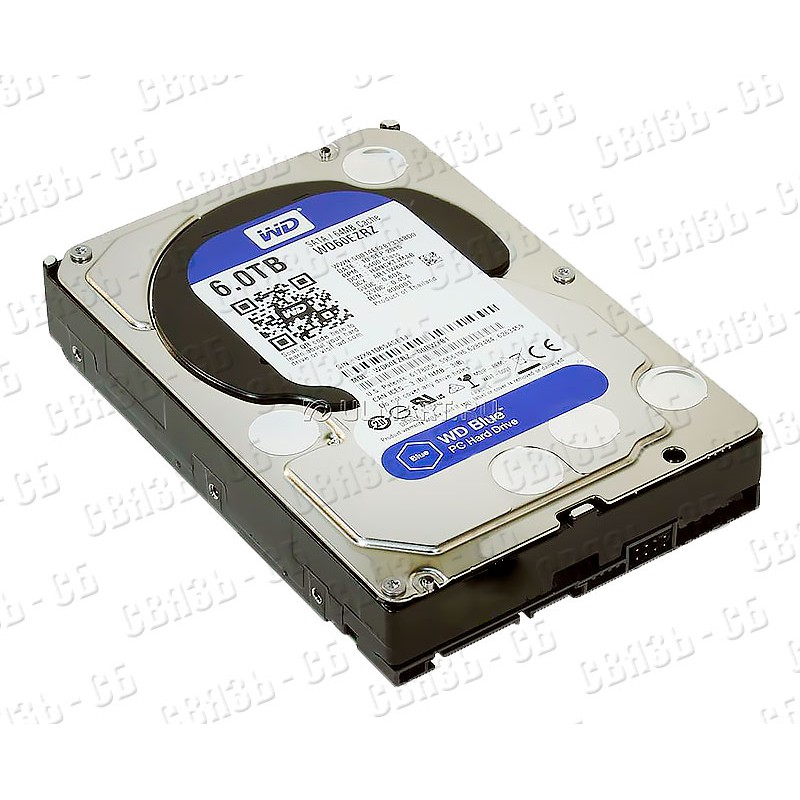 Жесткий диск WD Original SATA-III 6Tb WD60EZRZ Blue (5400rpm) 64Mb 3.5"