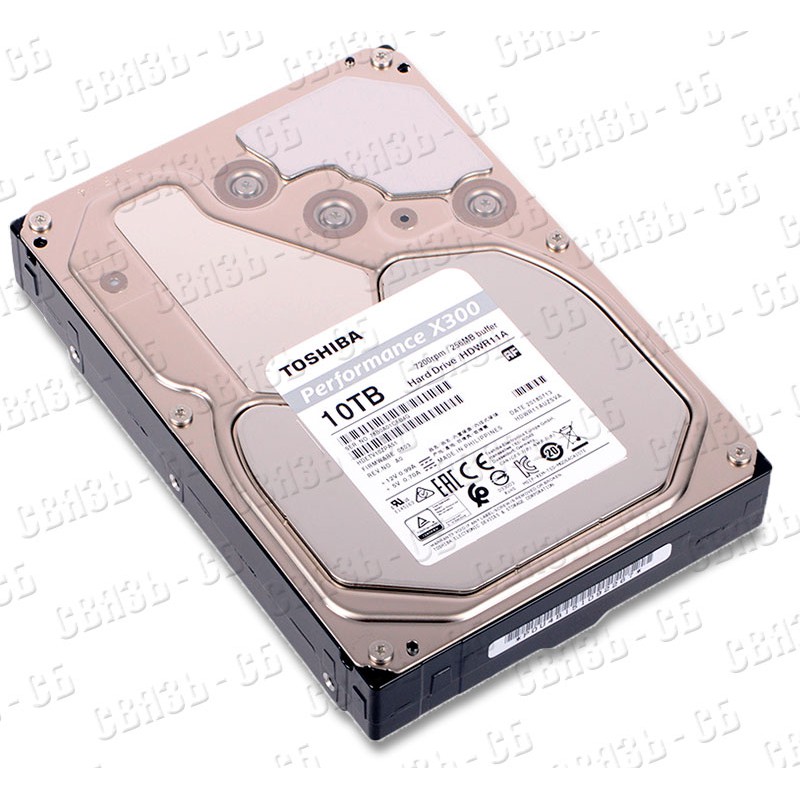 Жесткий диск Toshiba SATA-III 10Tb HDWR11AUZSVA X300 (7200rpm) 256Mb 3.5"