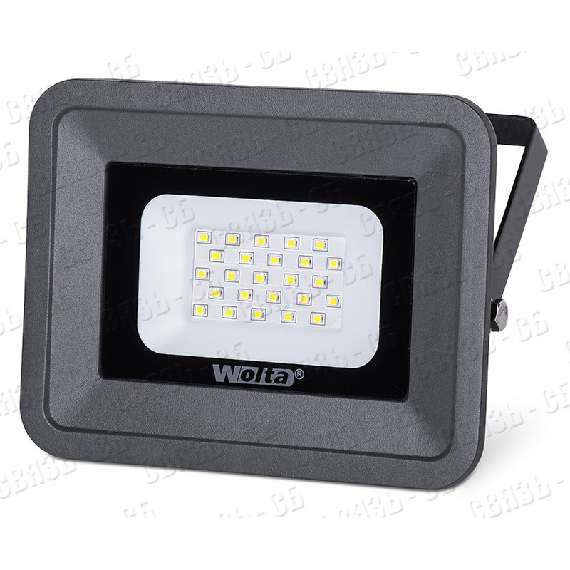 Светодиодный прожектор черный WFL-20W/06, 5500K, 20 W SMD