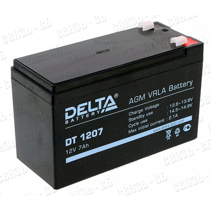 Аккумулятор Delta DT 12022 (12V / 2.2Ah)