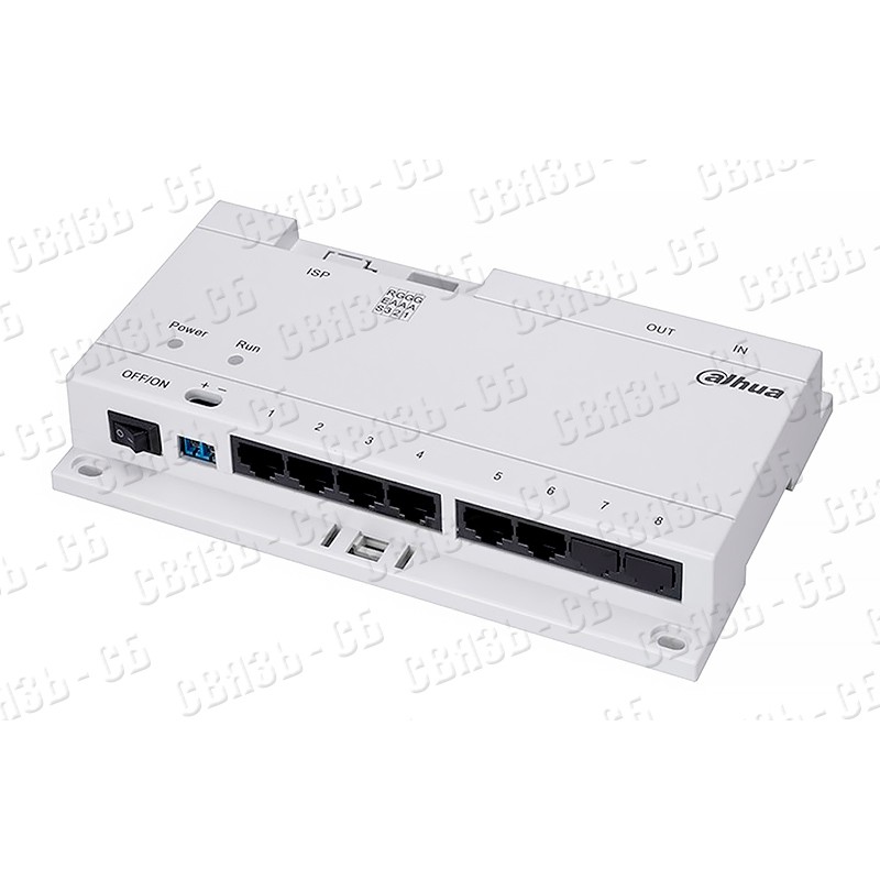 DAHUA DH-VTNS1060A - IP коммутатор для домофонов, 6-канальный