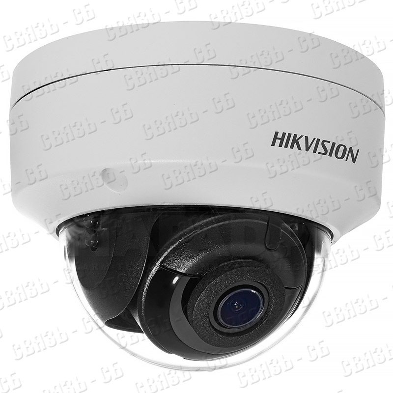 Hikvision DS-2CD2123G0E-I(B)(2.8mm) - Уличная купольная IP-видеокамера, 2Мп, EXIR до 30м, PoE