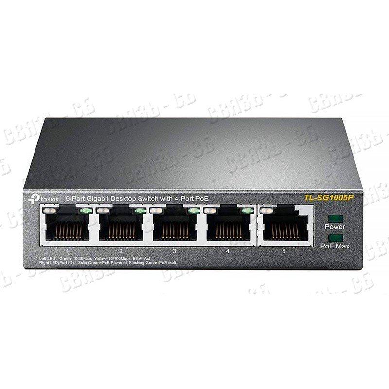 Коммутатор TP-Link TL-SF1005P 5x100Mb 4PoE 58W неуправляемый