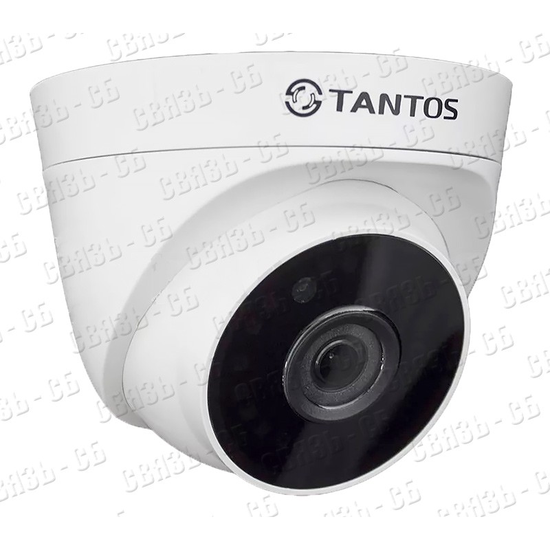 Tantos TSi-Eeco25FP - Внутренняя купольная IP-видеокамера, 2Мп, ИК до 30м, PoE