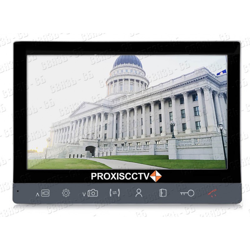 PROXISCCTV PX-DP100 - Видеодомофон цветной 10" AHD на две вызывные панели