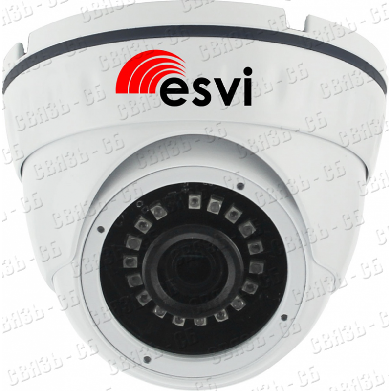 EVC-IP-DN5.0-CG-P/M (XM) купольная уличная IP видеокамера, 5.0Мп, f=2.8мм, POE, микрофон