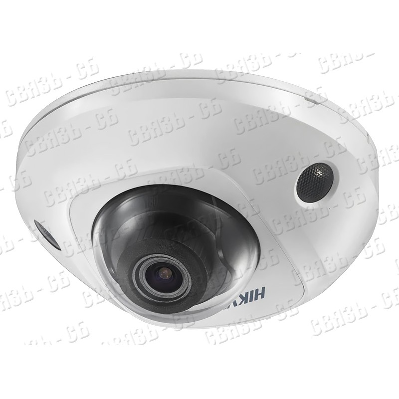 Hikvision DS-2CD2523G0-IWS - Уличная компактная купольная IP-видеокамера, 2Мп, EXIR до 10м, PoE