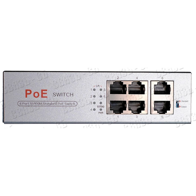 BAS-IP SH-20.4 - Неуправляемый PoE коммутатор на 4 порта