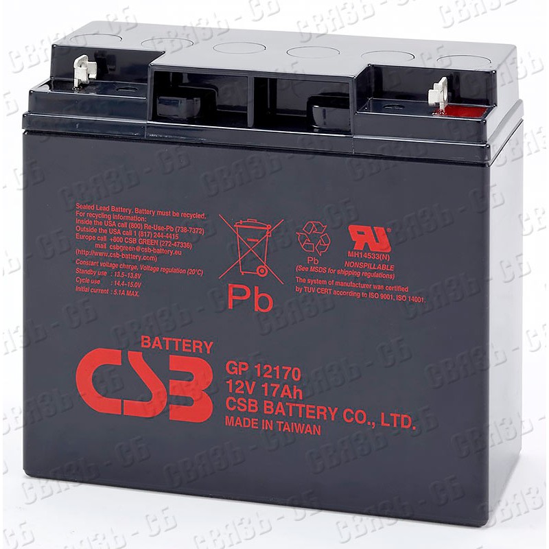 Аккумулятор CSB GP 12170 (12V / 17Ah)