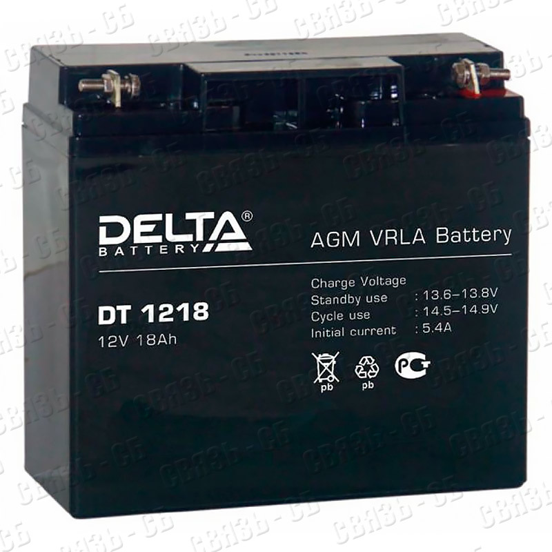 Аккумулятор Delta DT 1218 (12V / 18Ah)