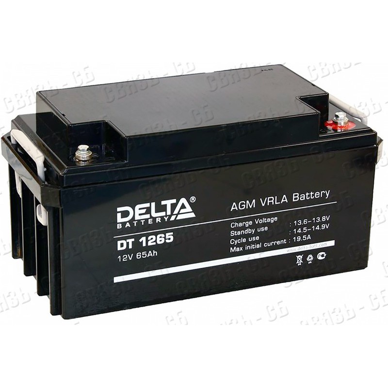 Аккумулятор Delta DT 1265 (12V / 65Ah)