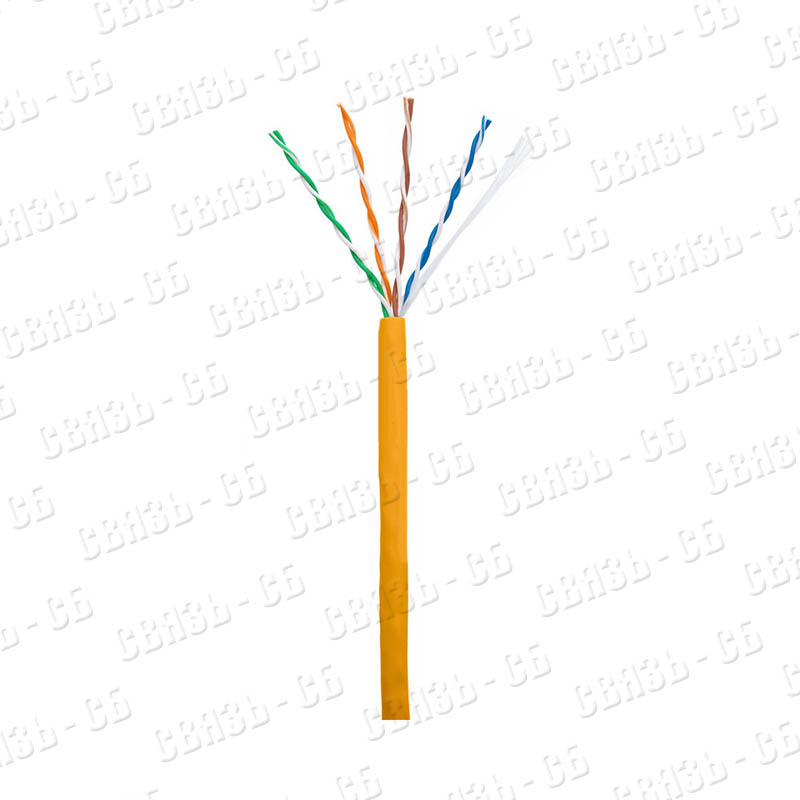 Кабель UTP  4PR  4х2х24AWG CAT5e  305м Cu Indoor LSZH, серый, QTECH